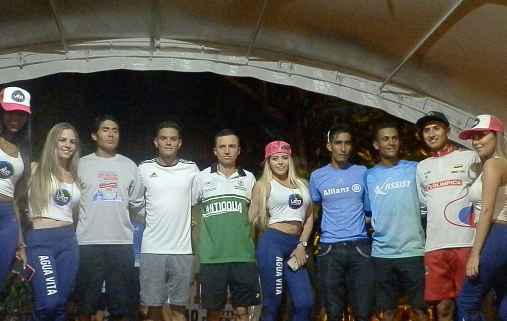 Los colombianos Miguel Ángel Amador y Carolina Tabares, campeones de la categoría Elite en la Carrera Atlética Internacional Ciudad de Girardot